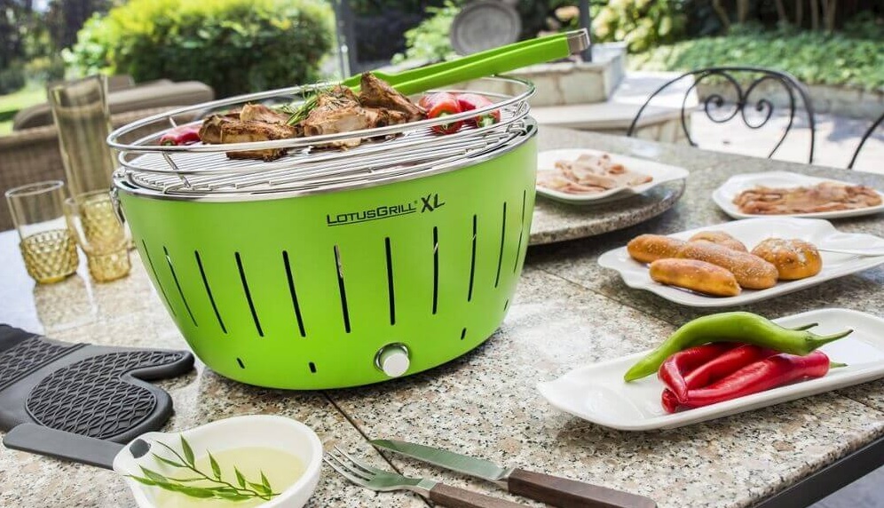 Grill Portat. Lotus x Esterno Xl Verde